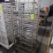 stainless sheet pan rack, on casters