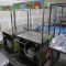 stainless demo cart w/ hand sink, well, hot water heater, sump,