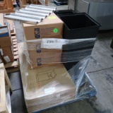 pallet of NEW equipment: 18) NEW french loaf pans, 4) NEW