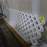 white plastic lattice