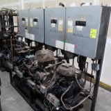 Hussmann compressor rack w/ 4) Copeland compressors