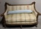 Antique hand carved love seat