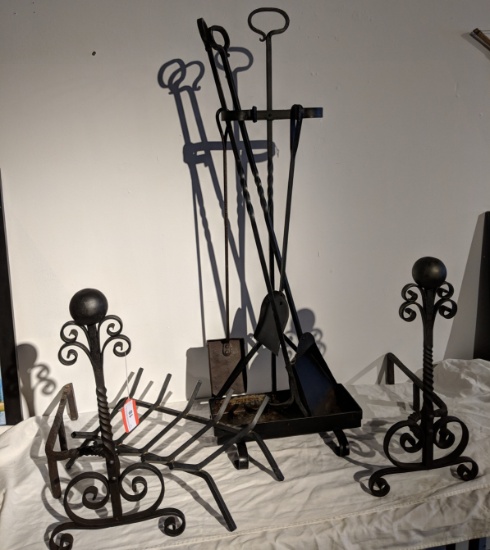 Iron Chimney Set forged by Doc Cavalliere