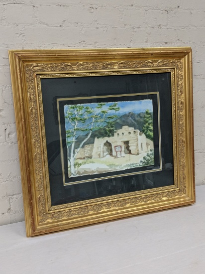 Original Watercolor On Paper by Henry W Holmes