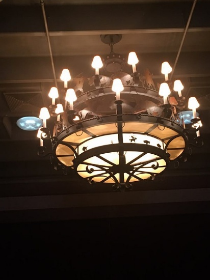 Western Style Chandelier from Carefree Resort