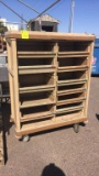 Plastic Tool/Supply Cart On Casters