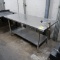 stainless table w/ undershelf & can opener