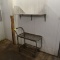 stocking cart w/ wall shelf