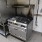 Hobart 6-burner range w/ oven