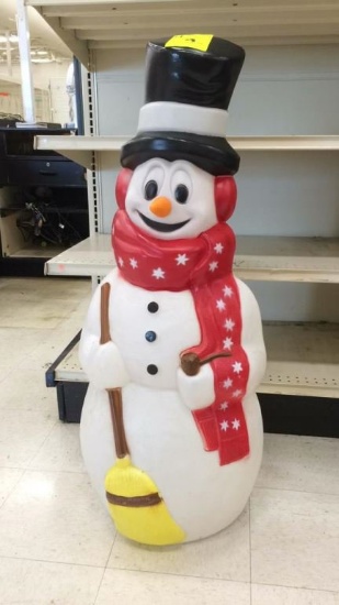 Plastic snowman