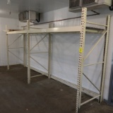 pallet racking, 2 sections