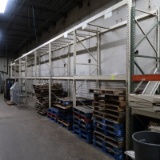 pallet racking, 8 sections