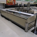 Kysor Warren single-wide coffin freezers, w/ hot gas defrost