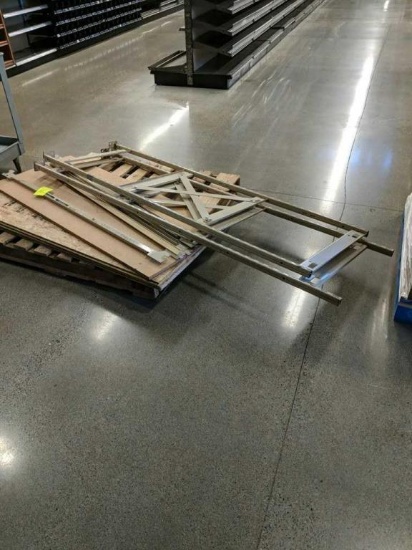 Unassembled rack