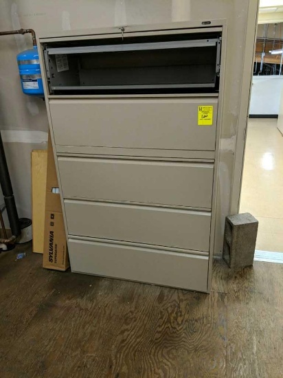 5 drawer metal cabinet with keys