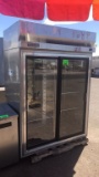 Hobart Two Glass Door Refrigerator/Freezer