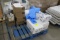 Pallet Of Misc Items. Tape, Plastic Bags, Copy Paper