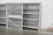 Locking Shelving Unit. 106x31x84