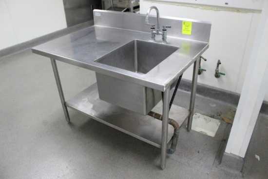 Single Basin Sink. 48x30x40"