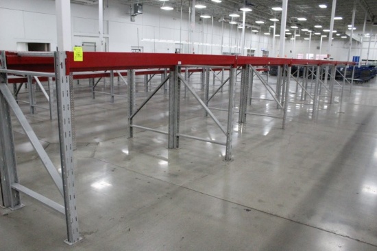 Pallet Racking. 12 Sections, 102" Beams, 60x40" Uprights