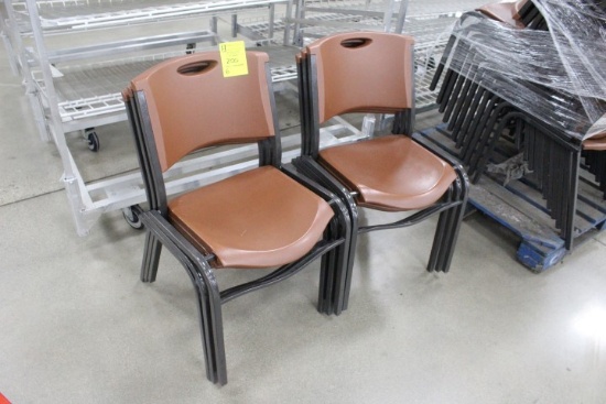 Chairs. Metal Frame, Plastic Seat