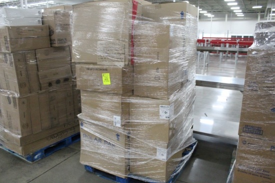 Pallet Of Food Service Items. Serving Trays, Pie Boxes, Lids, More