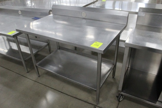 4ft Stainless Table. 48x30x39"