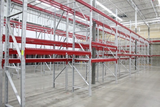 Pallet Racking. 7 Sections, 108" Beams, 14'x36" Uprights