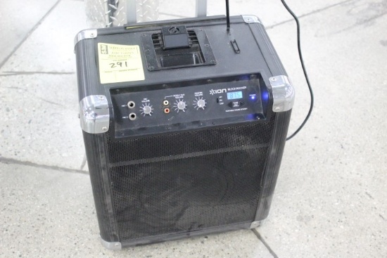 Ion Block Rocker AM/FM AUX Speaker. 120 Volt