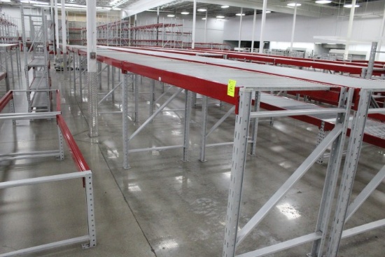 Pallet Racking. 14 Sections, 102" Beams, 60x40" Uprights