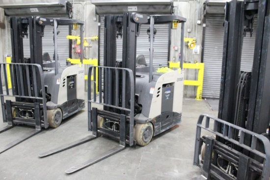 Crown Electric Stand-Up Forklift. 36 Volt Type EO Battery, 2650lb Capacity - Model # RC5535-30  - Se