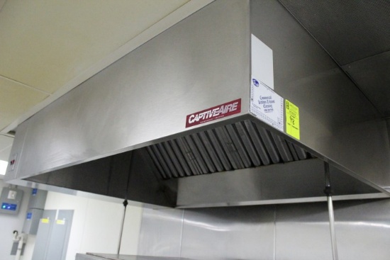 Captive Aire 7ft Exhaust Hood. 84x54" - Model # 5424ND-2