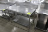 4ft Stainless Table. 48x30x39