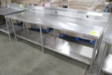 8ft Stainless Table. 96x30x40