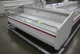 2011 Hill Phoenix Single Deck Meat Case. Remote Cooled, 120 Volt, R22 - Model # OM8 - Serial  # 1058