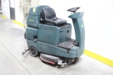 Nobles Floor Scrubber. No MFG Information Found, W/ Key In Working Condition