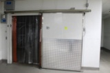 Walk-In Box. 20x16x14', Pallet Racking, Bohn 3 Fan Coil, (2) Pallet Doors