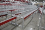 Pallet Racking W/ DVD Shelves. 7 Sections, 102
