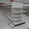 Lozier gondola shelving, 48' run + 2) 4' endcaps