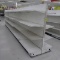 Lozier gondola shelving, 24' run + 4' endcap