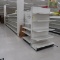 Lozier gondola shelving, 40' run + 4' endcap