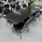 solid surface cafe table w/ 4) chairs