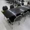 solid surface cafe table w/ 4) chairs