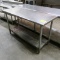 stainless table w/ undershelf