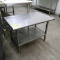 stainless table/equipment stand w/ undershelf