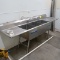 3-compartment sink w/ L & R drainboards