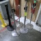 stanchions, some w/ retractable belts