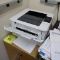 HP printer on cabinet