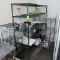 wire shelving units, w/ contents