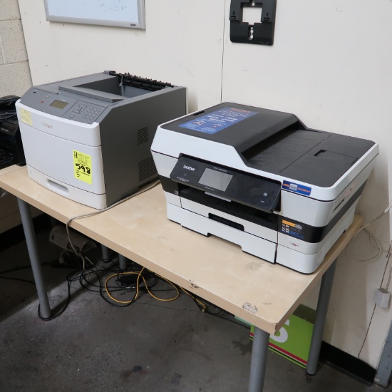 printers- Lexmark, Brother, & HP, plus 16 port gigabit switch